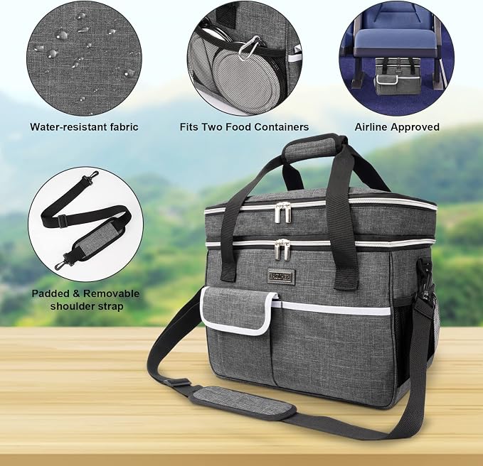 BAGLHER Dog Travel Bag for Supplies - Image 4