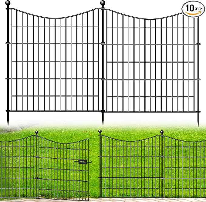 10 Panels Decorative Garden Fence by OutdoorFence