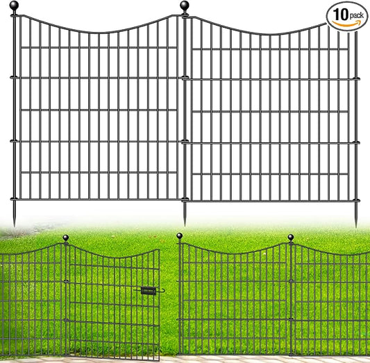 10 Panels Decorative Garden Fence by OutdoorFence