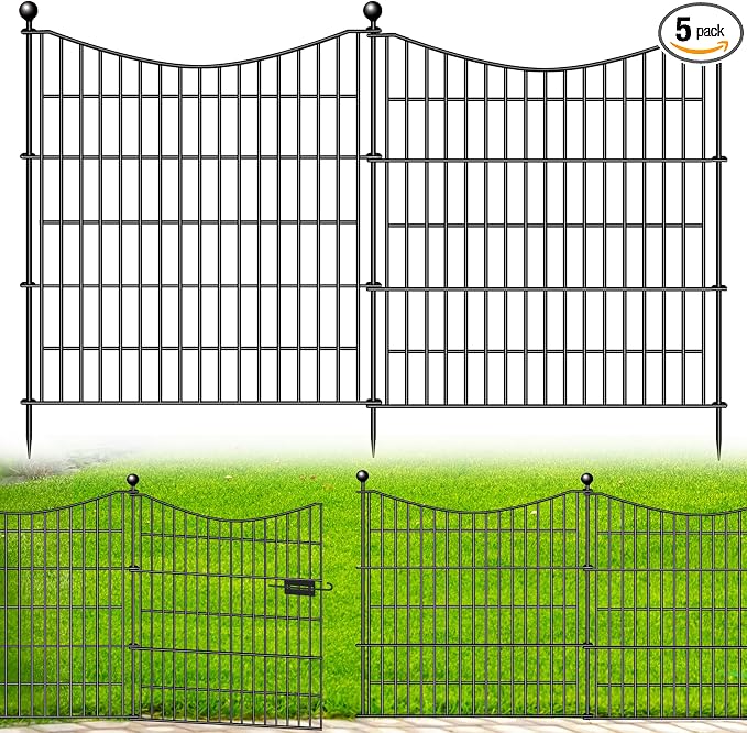 5 Panels Decorative Garden Fence by OutdoorFence