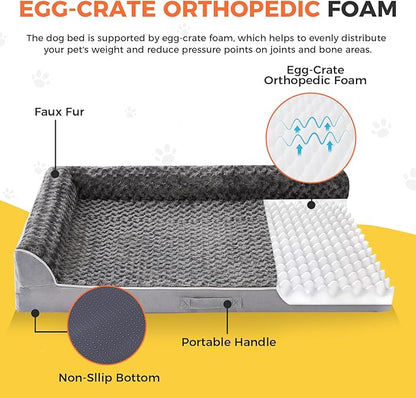 Dog Bed Large Sized Dogs, Orthopedic Dog Bed - Image 2