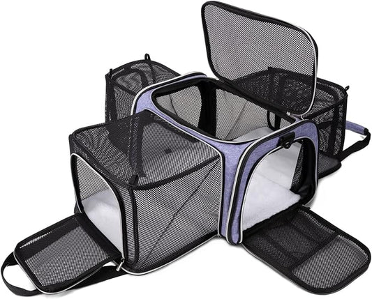 BAGLHER Cat Carrier Bag, Airline Approved Pet Carrier Soft Side Pet Travel 5 by BAGLHER