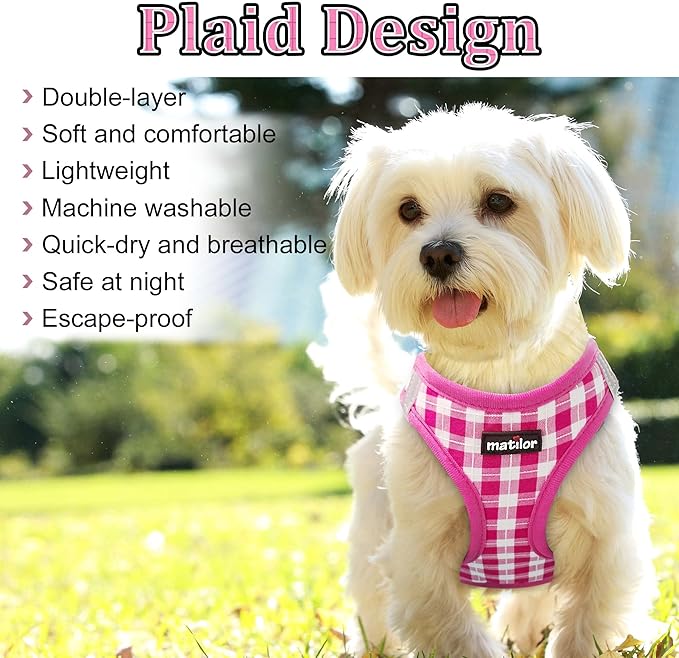Dog Harness Step-in Breathable Puppy Cat Dog Vest Harnesses - Image 4
