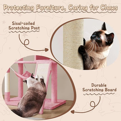 Yaheetech 63.5″ H Cat Tree, Cat Furniture - Image 3