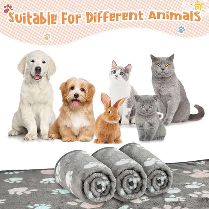 Tatuo 4 Pcs Dog Blanket for Pet Cat Blankets Indoor Puppy Teething Stuff Toys - Image 4