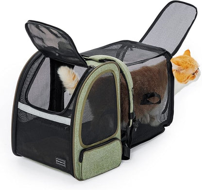 Petsfit Cat Backpack Carrier, Dog Carrier Backpacks Expandable by Petsfit