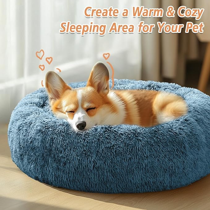 JOLLYVOGUE Calming Small Dog & Cat Bed - Image 4