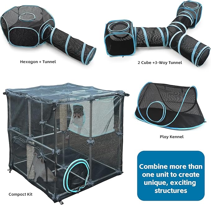 INTURN Catio Outdoor Cat Enclosure, Compact Kit - Image 5