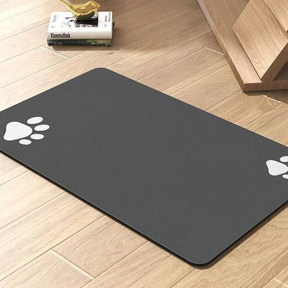 Pet Feeding Mat-Absorbent Dog Mat by PADOOR