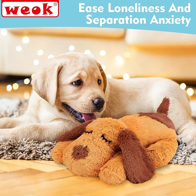 Heartbeat Puppy Toy, Comfort Cuddler Pillow, Dog Anxiety Relief Calming Aid - Image 9