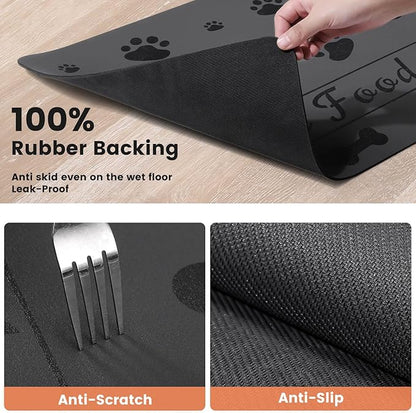 Pet Feeding Mat-Absorbent Pet Placemat - Image 5