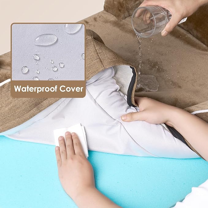 EHEYCIGA Orthopedic Dog Beds for Extra Large Dogs, Waterproof Memory Foam XL - Image 3