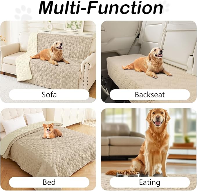 hyha Waterproof Dog Bed Blanket, Soft Pet Blankets, Waterproof Couch Cover - Image 5
