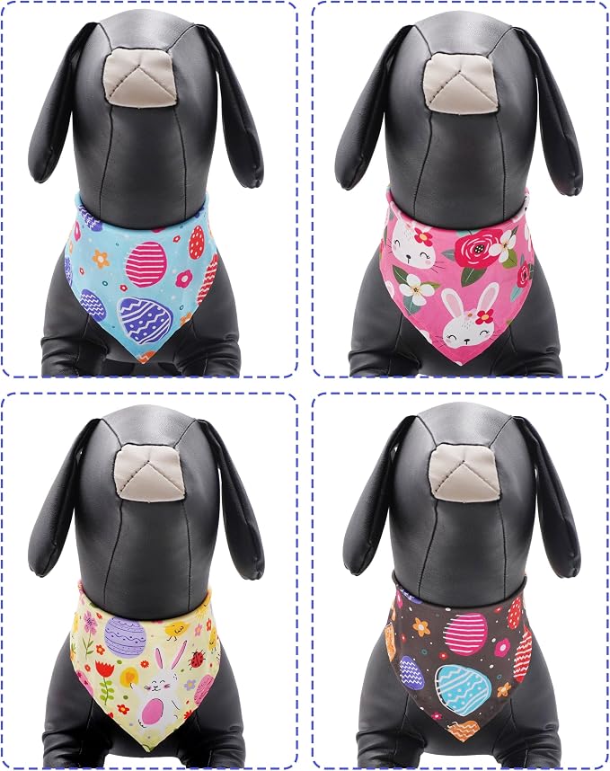 PET SHOW 50 Pack Easter Dog Bandanas Bulk - Image 4