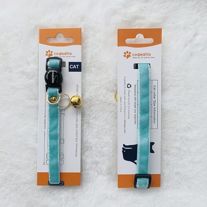 Safety Quick Release Cat Collars, Double Velvet - Image 2