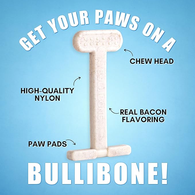 Bullibone Nylon Dog Chew Toy for Aggressive Chewers - Image 3