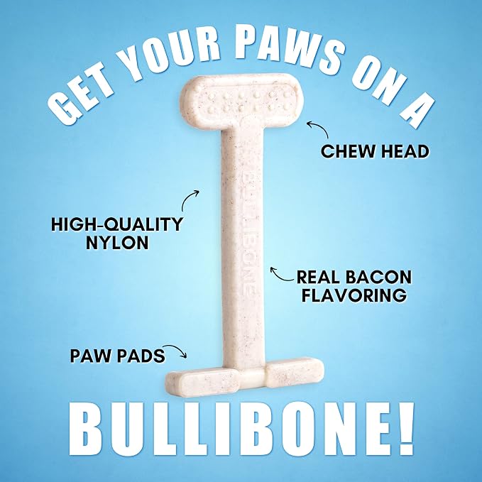Bullibone Nylon Dog Chew Toy for Aggressive Chewers - Image 3