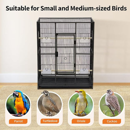 GarveeHome 62.6" H Large Bird Cage, Bird Cage - Image 6
