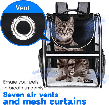 BAGLHER Cat Carrier Backpack, Airline Approved Pet Travel Carrier - Image 2