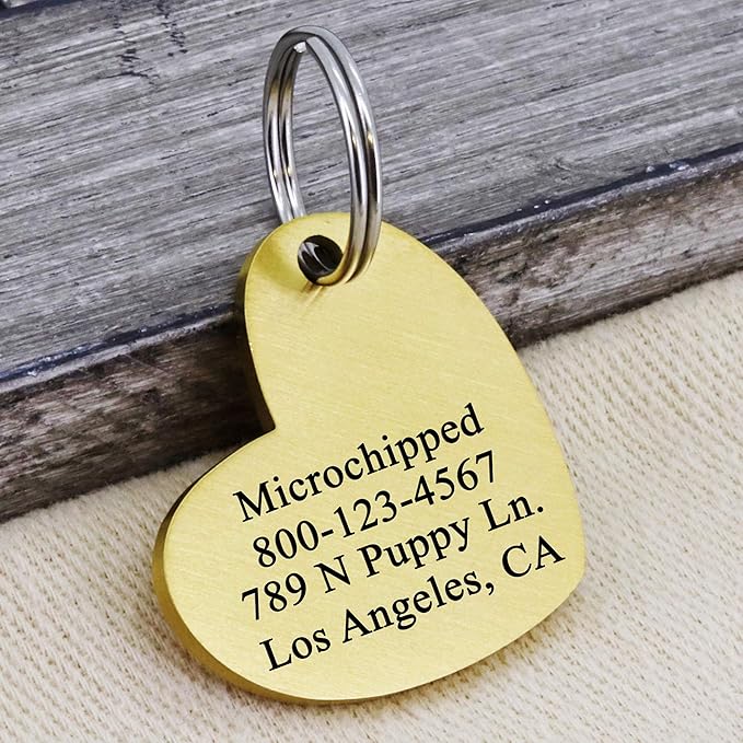 Ultra Joys Dog ID Tag, Custom Dog Tag Personalized Cat Tag, Pet ID Tag - Image 4