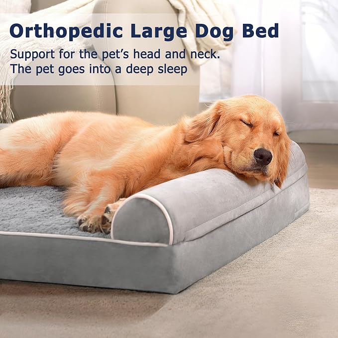 WESTERN HOME Large Dog Bed, Orthopedic Dog Beds - Image 3
