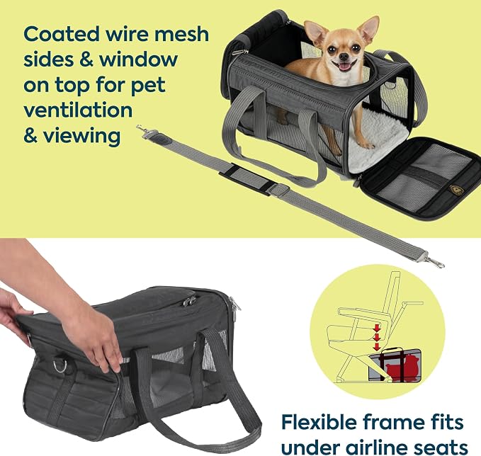 Sherpa Original Deluxe Travel Pet Carrier, Airline Approved & Guaranteed On - Image 2