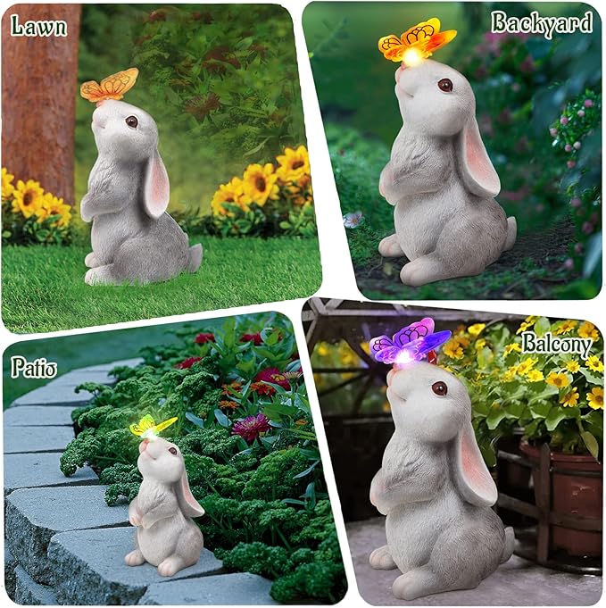 Garden Statue Outdoor Decor-Rabbit - Image 3
