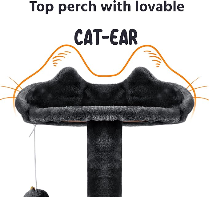 Yaheetech Multi-Level Cat Tree for Large Cats, - Image 6