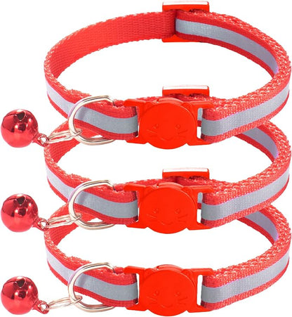 3 Pack Reflective and Breakaway Cat Collars by Unknown