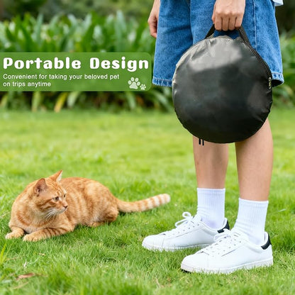 Large Outdoor Cat Enclosure Pop-Up Tent, Portable 3-in-1 Modular Pet Playpen - Image 6