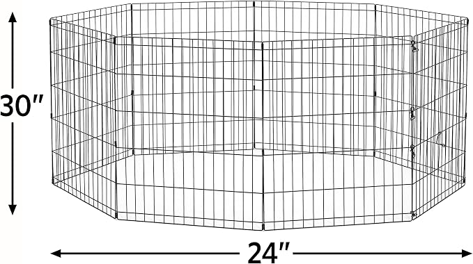 MidWest Homes for Pets Folding Metal Puppy / Dog Exercise Pen, Indoor/Outdoor - Image 3