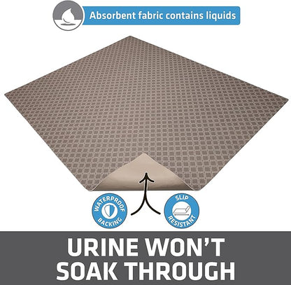 Drymate Cat Litter Box Mat, Litter Trapping Mat, Waterproof, Urine-Proof - Image 3