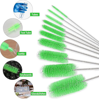 CiaraQ Bottle Cleaning Brushes, 8 Inch Nylon Tube Brush Set, Cleaner - Image 2