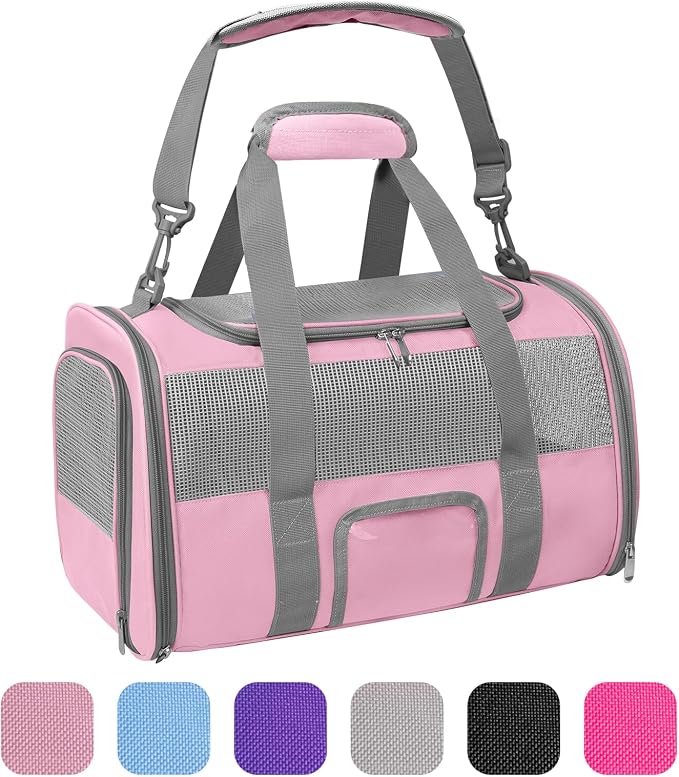 Pet Carrier Airline Approved for Puppy Medium Cats 15 Lbs Small Dog Carrier - Image 6