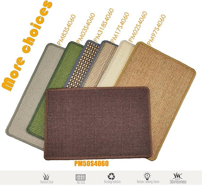 Cat Scratching Mat, 23.6 x 15.7inch Sisal Cat Scratchers - Image 5