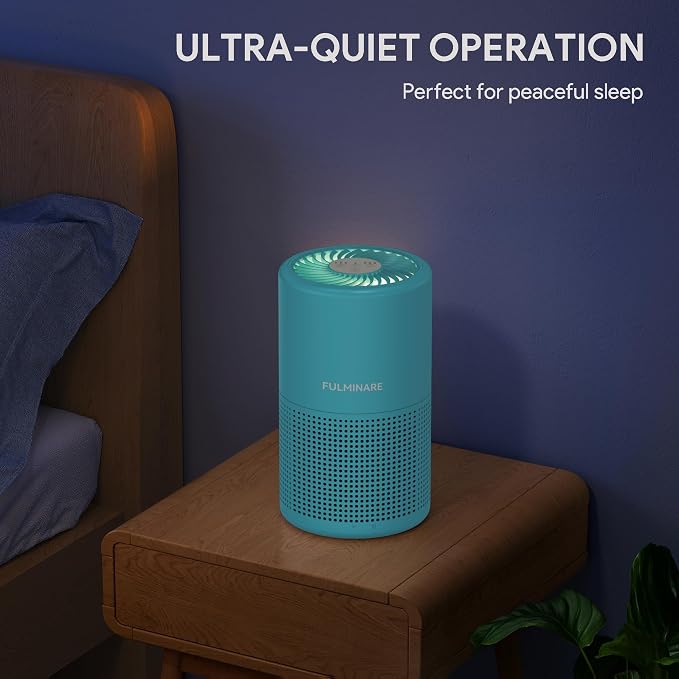 FULMINARE Air Purifiers for Home Bedroom H13 HEPA Air Purifier, 3 Speeds - Image 4