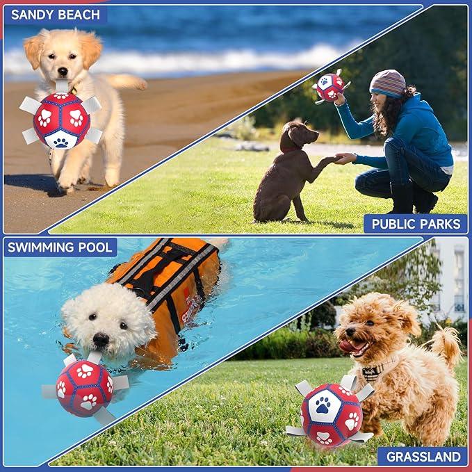 Diman Small Dog Toys Soccer Ball - Image 4