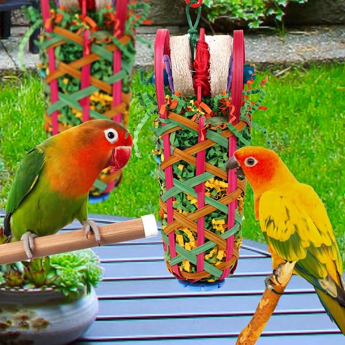Kyouki Parakeets Toys, Love Birds, Small & Medium Parrots, Fun Foraging & - Image 7