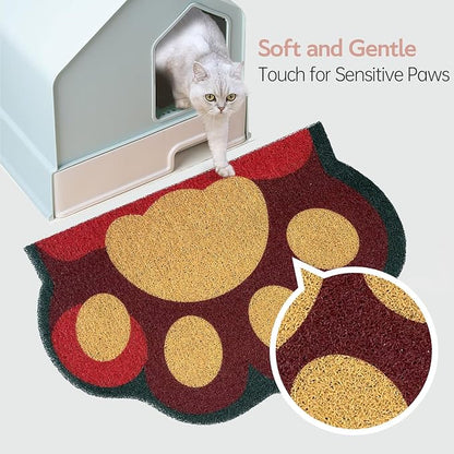 Cute Cat Litter Mat 24”x16”, Litter Box Mat, Litter Trapping Mat, Soft on Kitty - Image 6