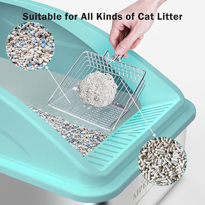 Stainless Steel Litter Box | XL Enclosed Cat Litter Boxs - Image 7