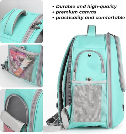 Lollimeow Pet Carrier Backpack, Bubble Backpack Carrier, Cats and Puppies - Image 6