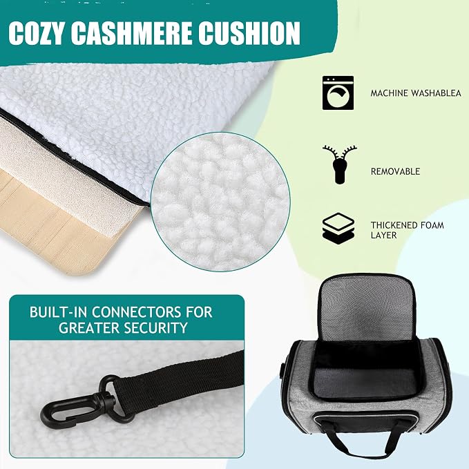 Top tasta Dog Cat Carrier Pet Carriers - Image 4