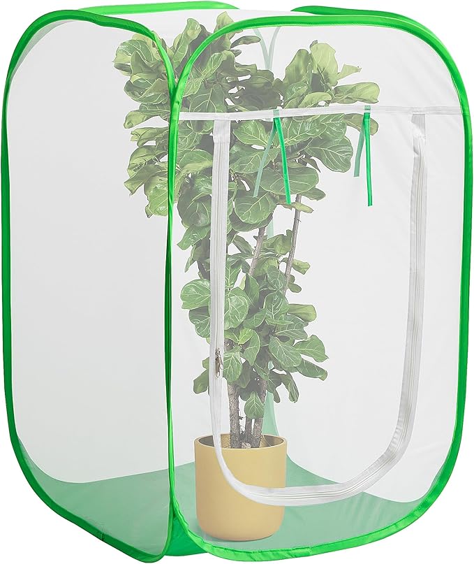 24" x 24" x 36" Pop Up Garden Mesh Plant Cover, Plant Protectors Mesh Plant by PurpleStar