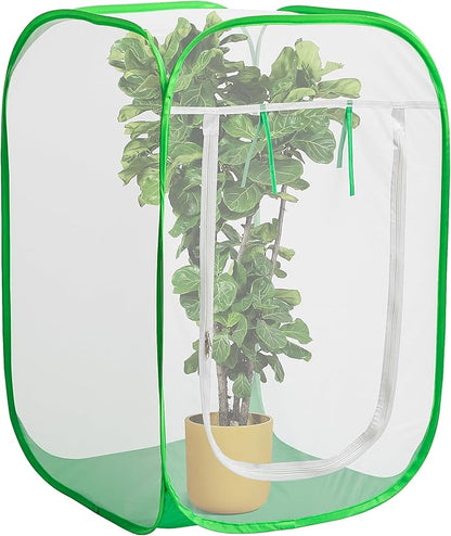 24" x 24" x 36" Pop Up Garden Mesh Plant Cover, Plant Protectors Mesh Plant by PurpleStar