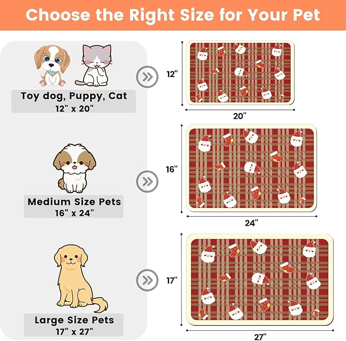 Pet Feeding Mat-Absorbent Pet Placemat - Image 2