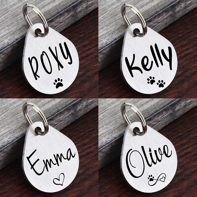 Ultra Joys Dog ID Tag, Custom Dog Tag Personalized Cat Tag, Pet ID Tag - Image 3