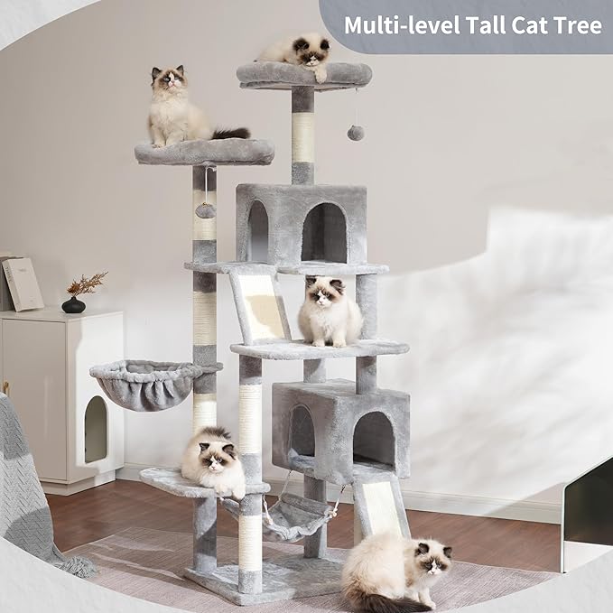 Cat Tree for Indoor Cats, Sturdy Cat Tree House - Image 8