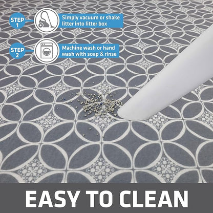 Drymate Cat Litter Box Mat, Litter Trapping Mat, Waterproof, Urine-Proof - Image 5
