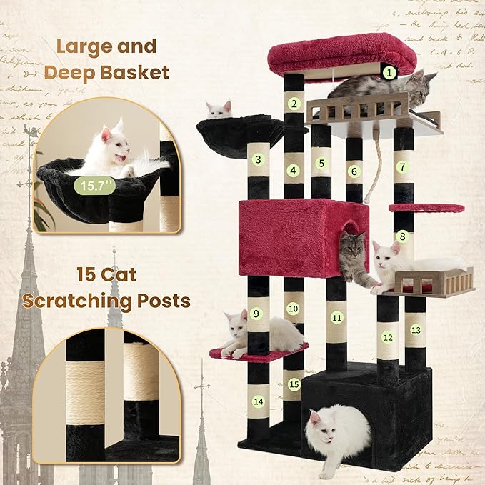 Maine Coon Cat Tree, Heavy Duty Cat Tree - Image 5
