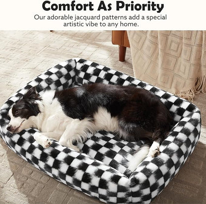 JOEJOY Small Dog Bed for Small Dogs, Rectangle Washable Orthopedic Corduroy - Image 8